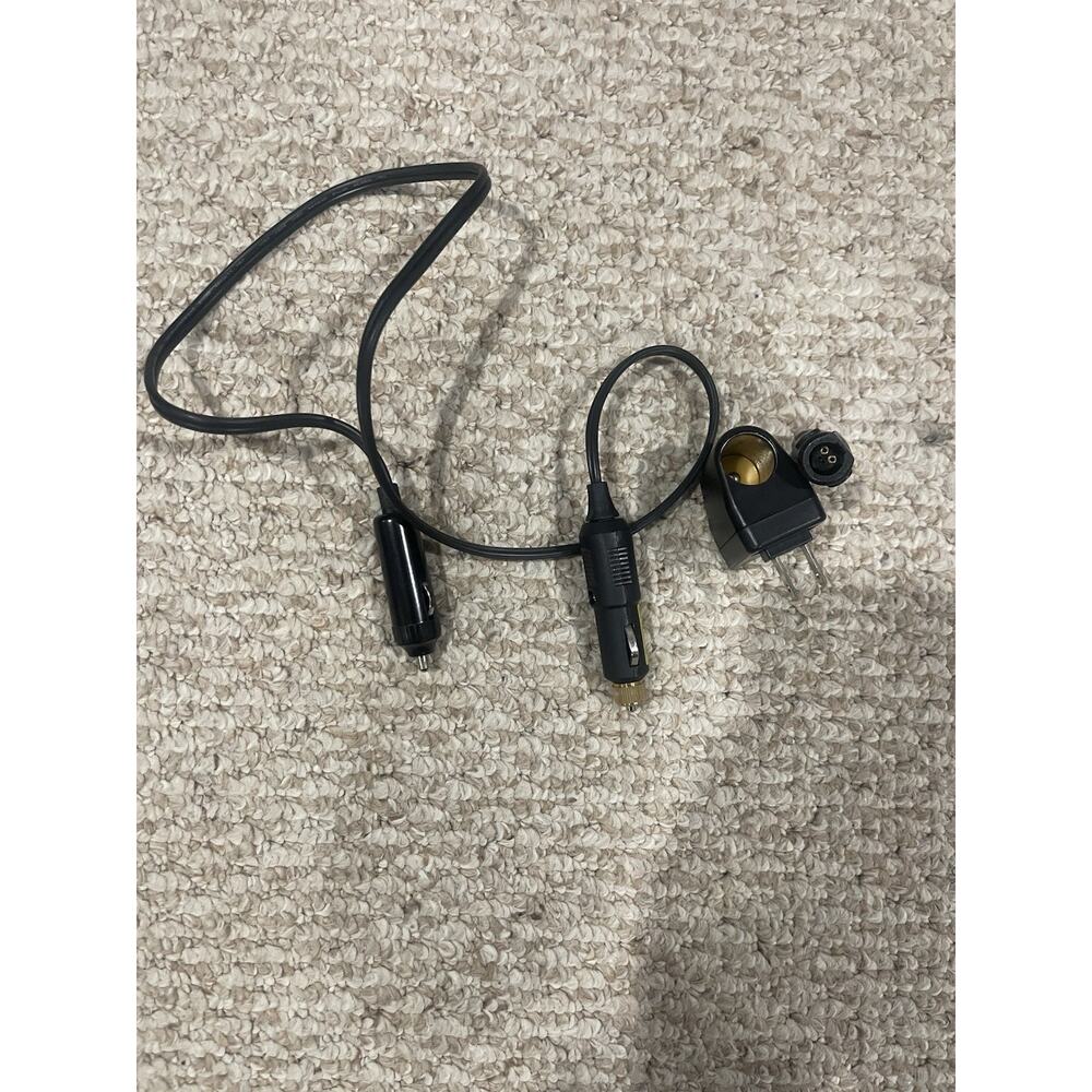 Vintage AC to 12V Car Cigarette Lighter Adapter 3-Pin XLR Plug Power Supply